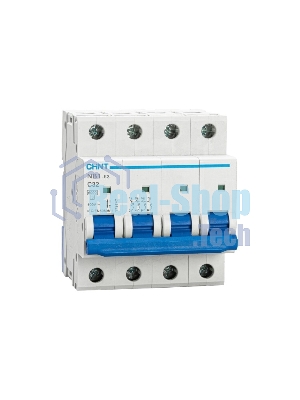 Выключатель автоматический CHINT NB1-63 4P 32A 6кА х-ка C