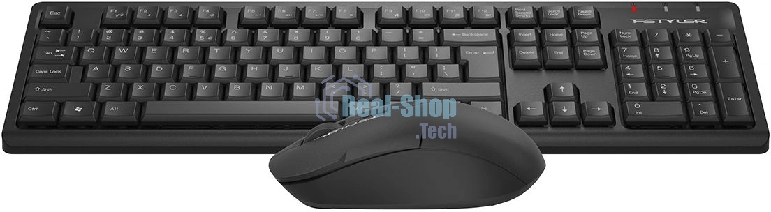 Комплект клавиатура+мышь A4Tech FStyler FG1200S беспроводной, USB, чёрный