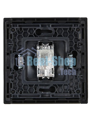 Розетка телевизионная оконечная FORTE&PIANO FP128 черный IEK FP-A10-O-K02