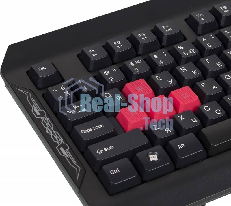 Клавиатура проводная A4Tech Bloody Q100 USB черный