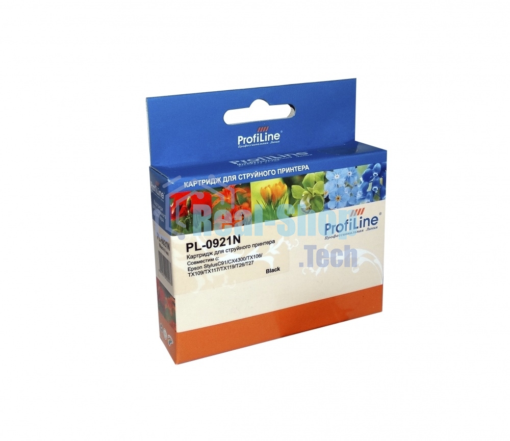 Картридж струйный ProfiLine PL-0921N для принтеров Epson StylusC91/CX4300/TX106/TX109/TX117/TX119/T26/T27 Black водн