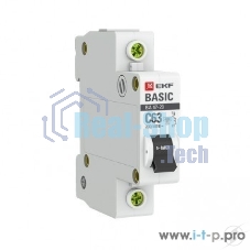 Выключатель автоматический EKF mcb4729-1-10C 1P 10А (C) 4,5кА ВА 47-29 EKF Basic