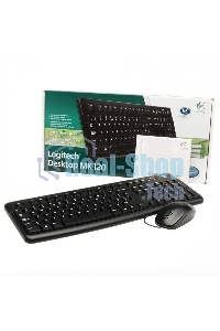Комплект клавиатура + мышь Logitech Desktop MK120 (русская раскладка)