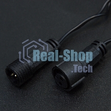 Гирлянда Neon-night Нить 10м, постоянное свечение, черный ПВХ, 24В, Теплый белый