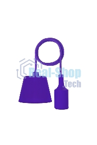 Патрон E27 Rexant силиконовый со шнуром 1 м фиолетовый