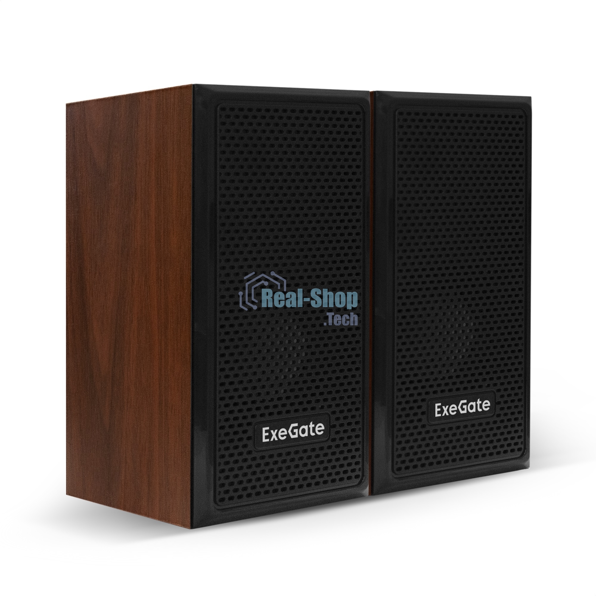 Акустическая система 2.0 ExeGate EX287058RUS Tango 312 (питание USB, 2х3Вт (6 Вт RMS), 80-20000Гц, светлое дерево)