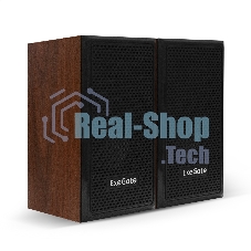 Акустическая система 2.0 ExeGate EX287058RUS Tango 312 (питание USB, 2х3Вт (6 Вт RMS), 80-20000Гц, светлое дерево)