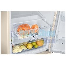 Холодильник Samsung RB37A5200EL/WT бежевый двухкамерный 269/118 л морозилка снизу