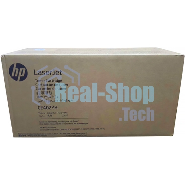 Cartridge HP 507Y для CLJ M551, желтый (7 800 стр.) (желтая упаковка)