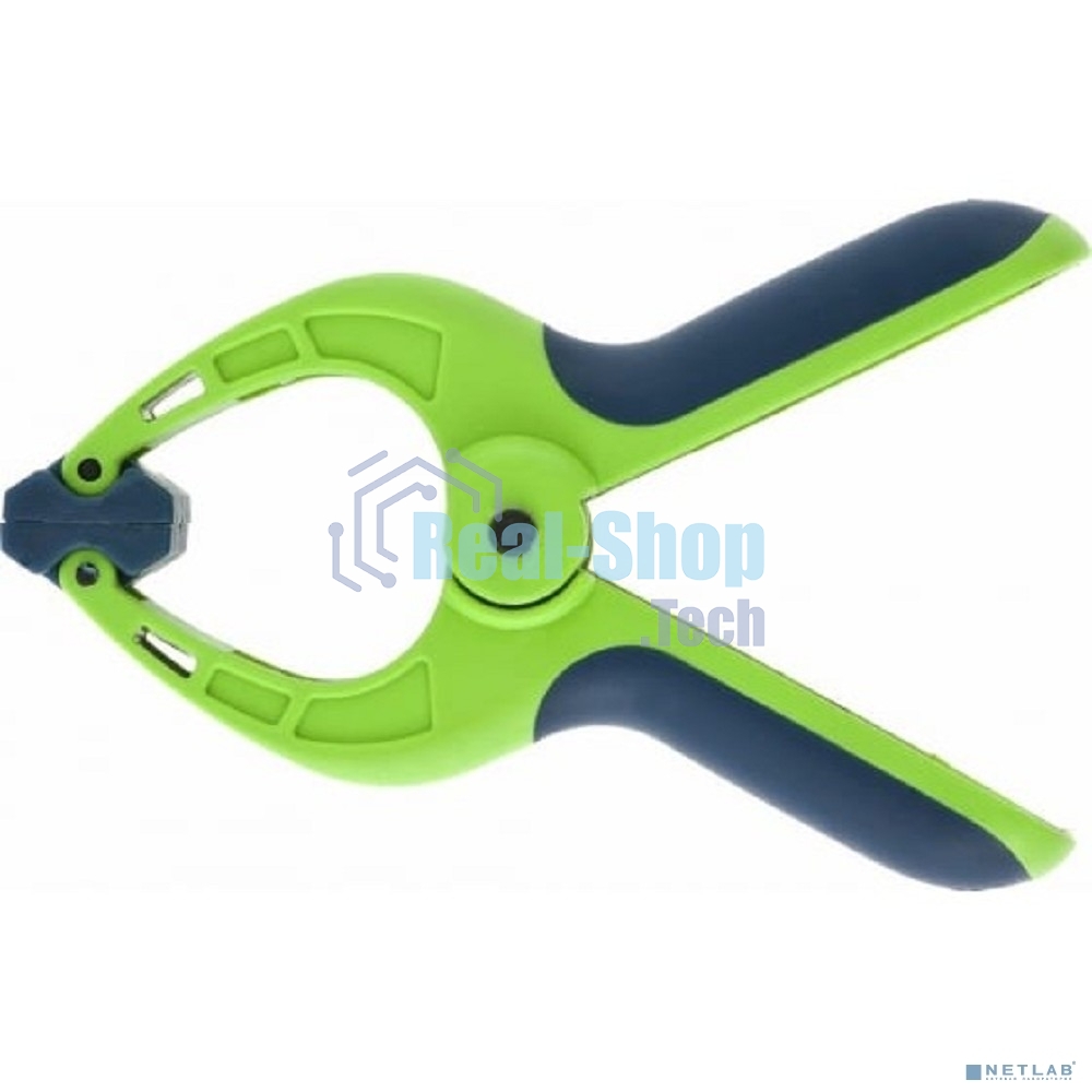 Струбцина клещеобразная Сибртех, пл. корп., 2-х комп. рукоятки, усиленная пружина,1-5/8