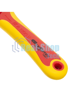 Нож диэлектрический Сибртех, серповидная рабочая кромка полотна