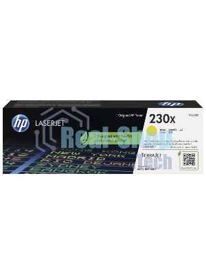 Картридж лазерный HP 230X Yellow Original LaserJet Toner Cartridge
