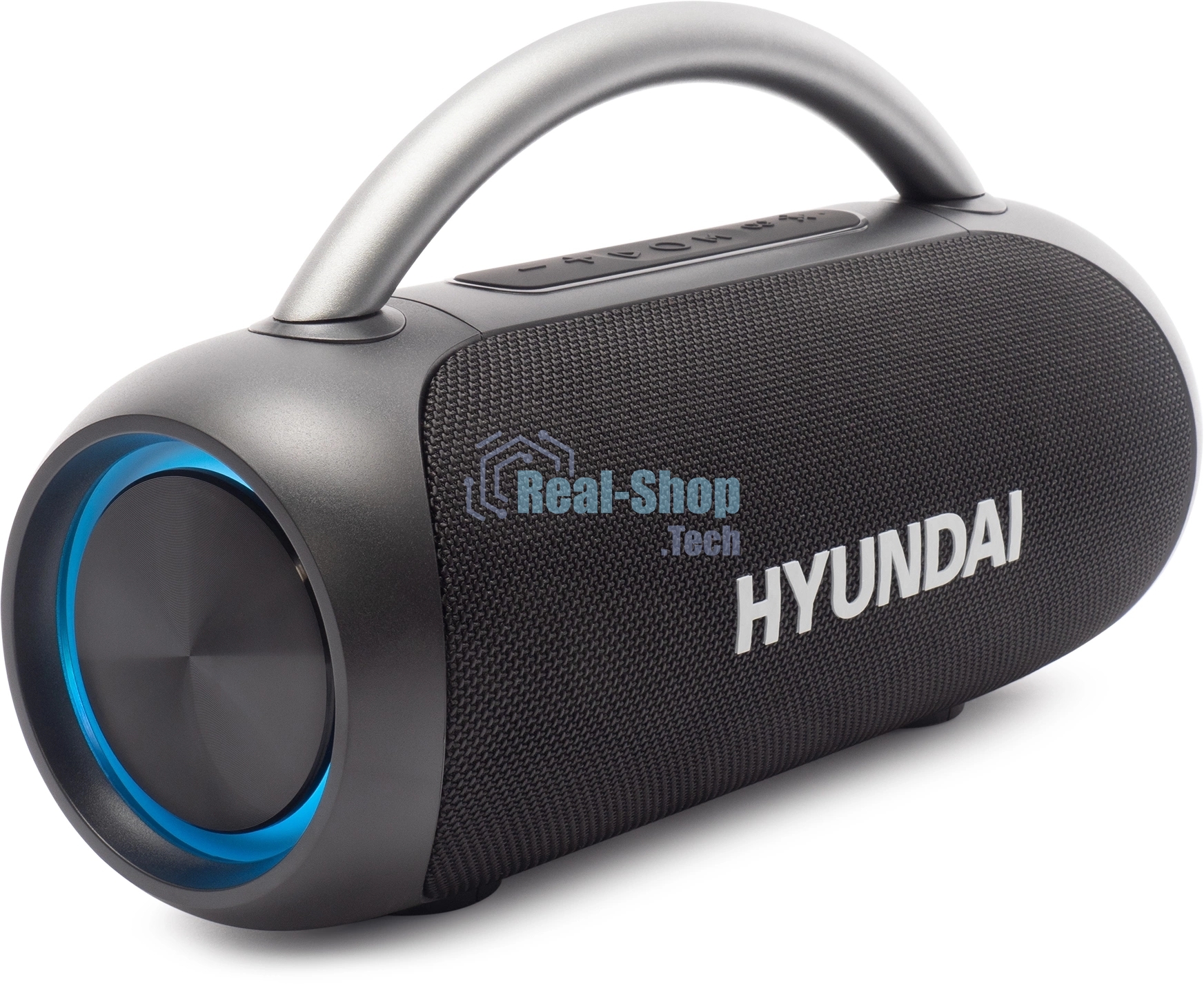 Колонка портативная Hyundai H-PS1026 черный 40W 2.0 BT 10м 1800mAh