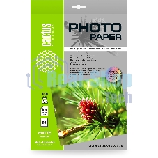 Фотобумага Cactus CS-MSA410050 A4/100г/м2/50л./белый матовое самоклей. для струйной печати