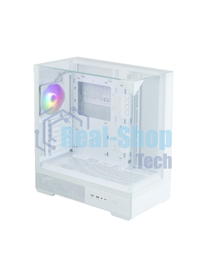 Компьютерный корпус ZALMAN P40 Prism, ATX, белый, WINDOW, 2x3.5