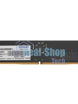 Оперативная память Patriot Signature, DDR5, 16GB (1x16 GB), 4800 MHz, CL40, DIMM