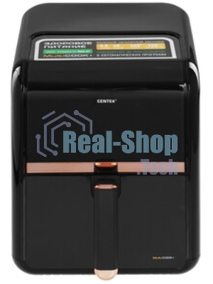 Аэрогриль Centek CT-3102 черный, 1500 Вт, 5 л, сенсор, 8 программ