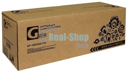 Картридж лазерный GalaPrint GP-CB543A/716 Magenta (1400 стр) для HP Color LaserJet CP1210/CP1215/CP1510/CP1518/CM1300/1312 Canon Color Shot LBP 5050/5970/5975, MF-8030/8040/8050
