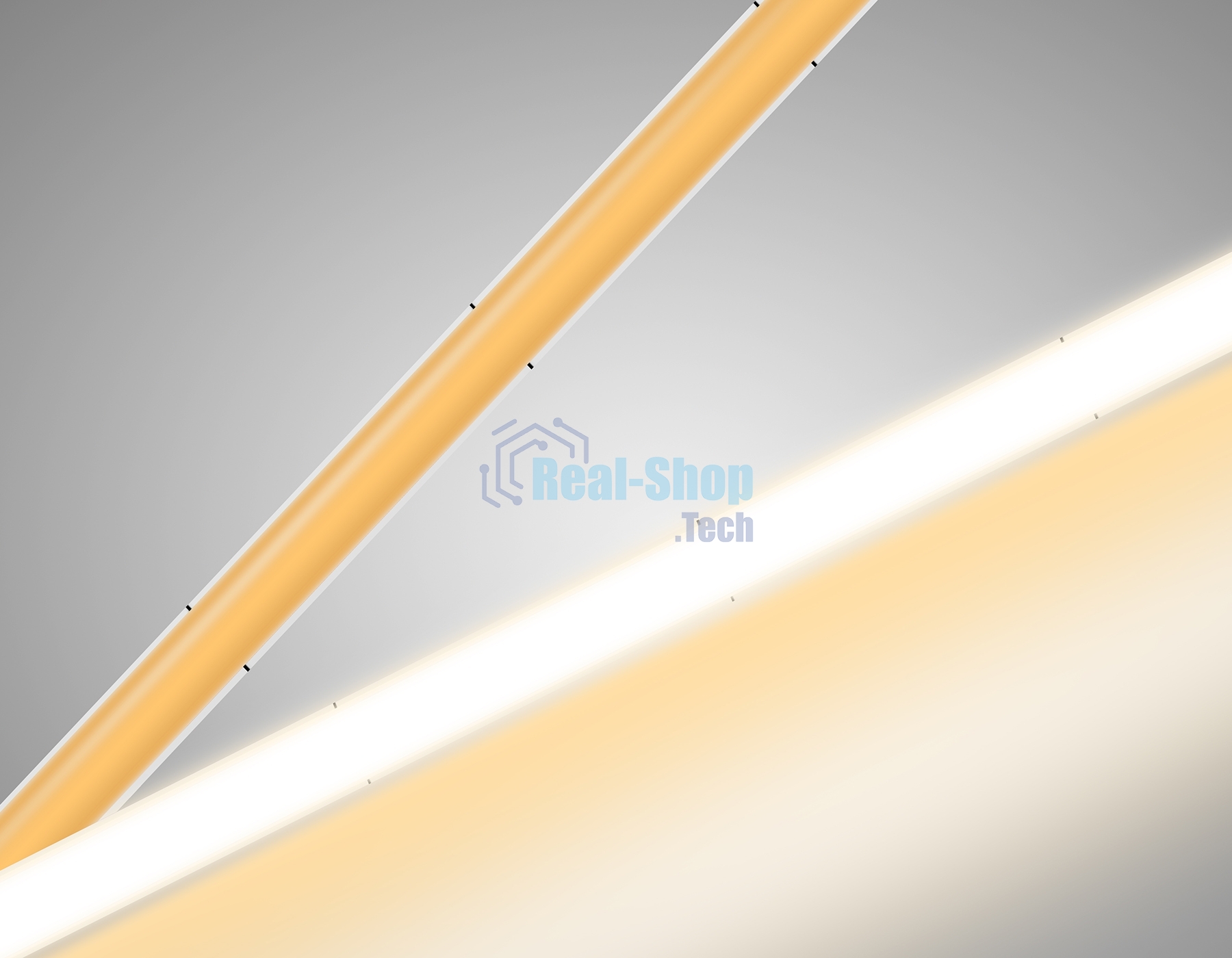 Светодиодная лента Ambrella light GS4601 COB 384Led/ 7W m/ 24V IP20 3000K/ 5m*3mm*2mm (2 конт.)