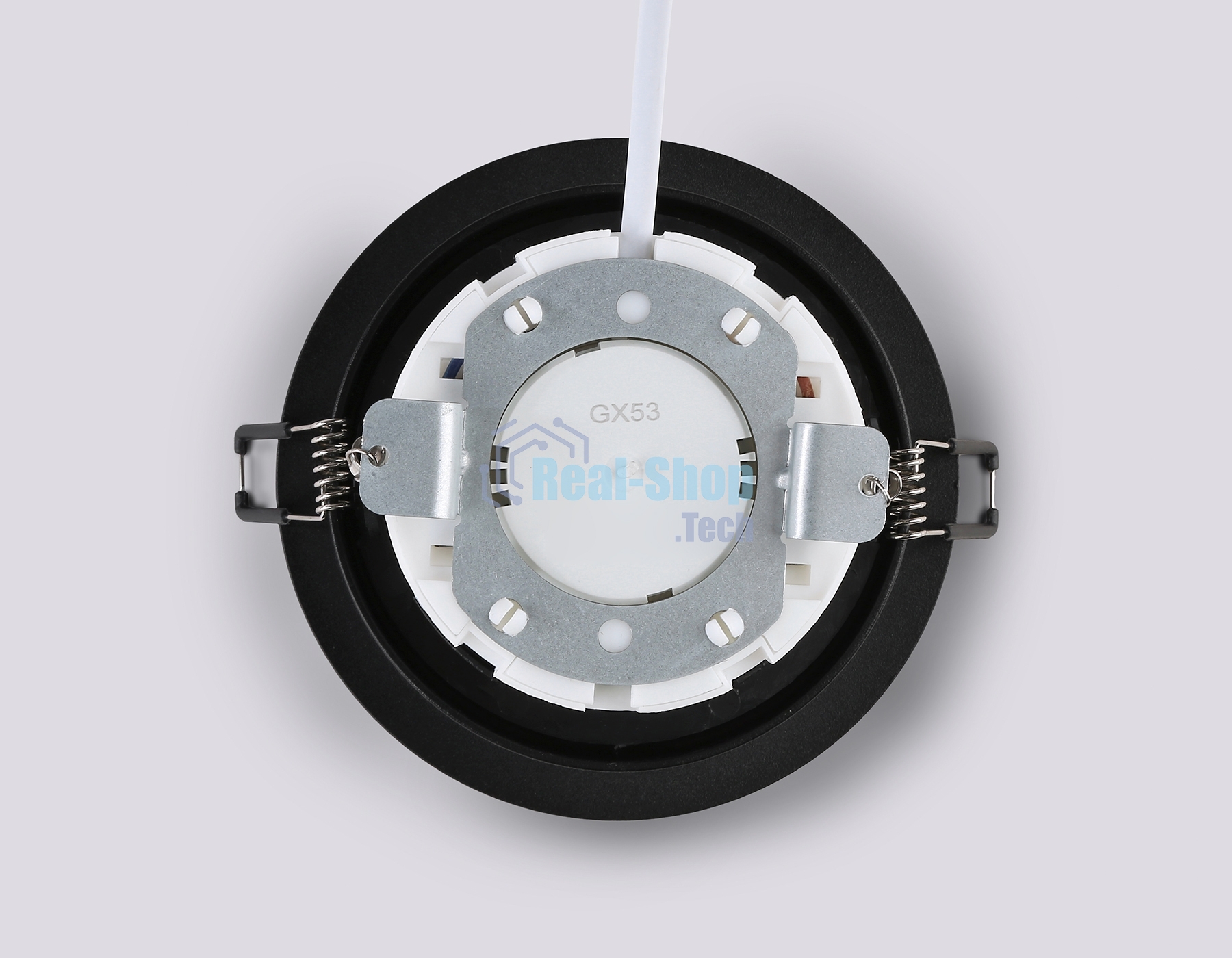 Светильник Ambrella light TN52336 SBK/GBK черный песок/черный глянец GX53 max 12W D115*25