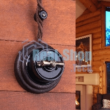 Комплект изоляторов без винта Werkel Ретро 100 шт. (коричневый) W6431414