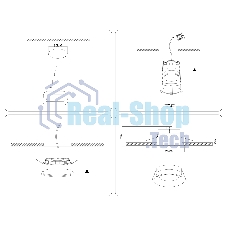 TN6751 WH белый IP44 GX53 max 15W D105*33