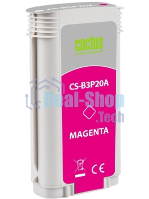 Картридж струйный Cactus CS-B3P20A №727 пурпурный (130 мл) для HP DJ T920/T1500/T2530