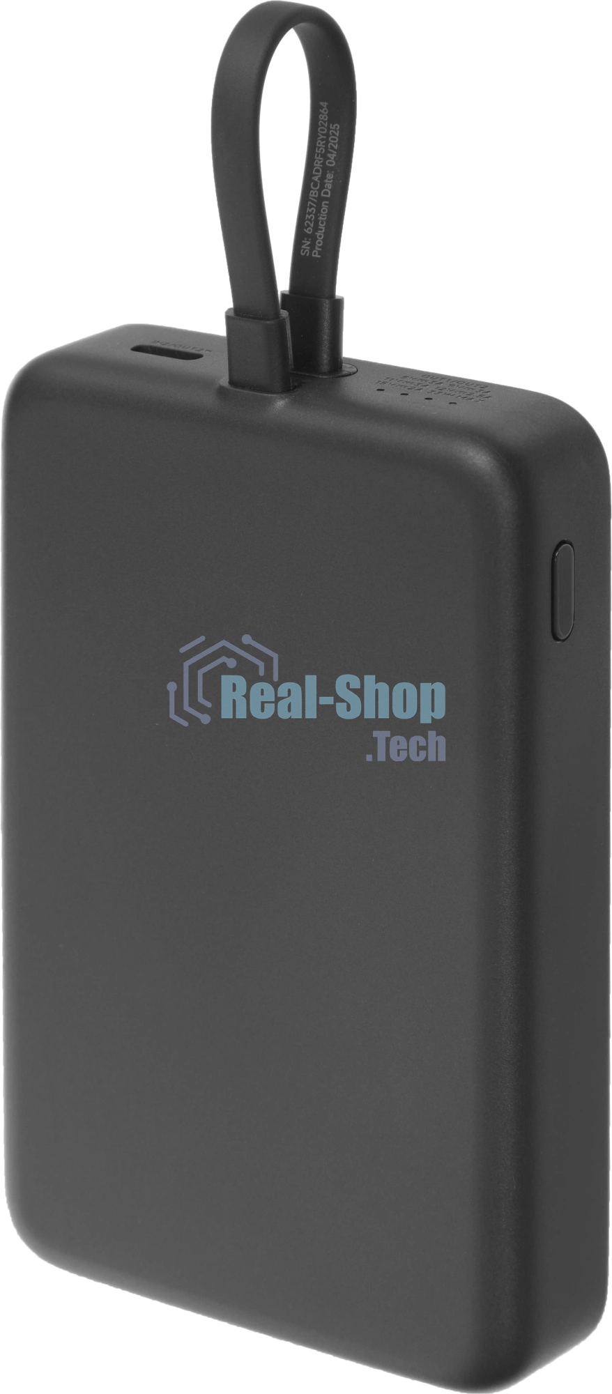 Портативный аккумулятор с кабелем Xiaomi 33W Magnetic Power Bank 10000mAh (Integrated Cable) Gray (BHR9823GL)