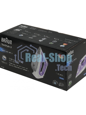 Утюг Braun SI3042VI фиолетовый/белый, 2350 Вт, 45 г/мин, 160 г/мин, 270 мл