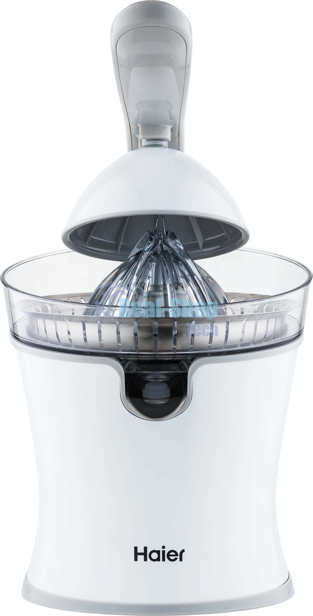 Соковыжималка Haier HJ-700 белый, цитрусовая, 100 Вт, 700 мл, механическое