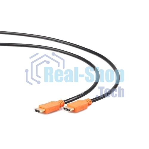 Кабель Cablexpert HDMI CC-HDMI4L-6, 19M/19M, v2.0, серия Light, позол.разъемы, экран, 1.8м, черный, пакет