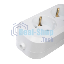 Колодка 2 гнезда с заземлением Rexant