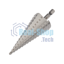 Сверло по металлу ступенчатое Kranz 4,0-32,0 мм