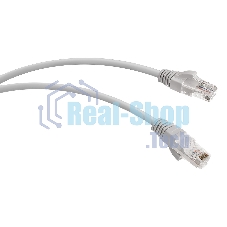 Патч-корд WRline WR-PC-RJ45-UTP-5E-0.3-GY UTP RJ-45 вил.-вилка RJ-45 cat.5e 0.3м серый LSZH (уп.:1шт)