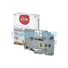Кассета с лентой S'OK by Sakura Printing TZE831 для Brother, черный на золотом, 12мм/8м, наклейка
