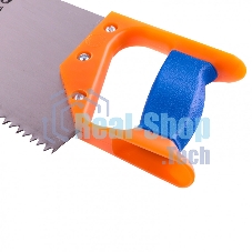 Ножовка по дереву Россия 500 мм, шаг зубьев 6,5 мм, пластиковая рукоятка 23165