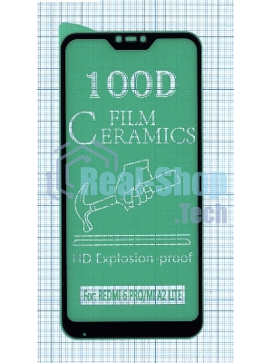 Керамическая пленка (стекло) для Xiaomi Redmi 6 Pro черный