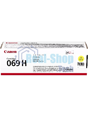 Картридж лазерный Canon 069HY (5095C002/004) желтый (5500 стр. повышенной емкости) для Canon MF752Cdw/754Cdw, LBP673Cdw