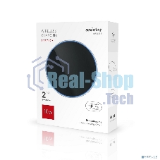 Беспроводное ЗУ настольное Smart buy, 10 Вт, горизонтальное, 5-9В, индикация,2 gen., (SBP-W-054)