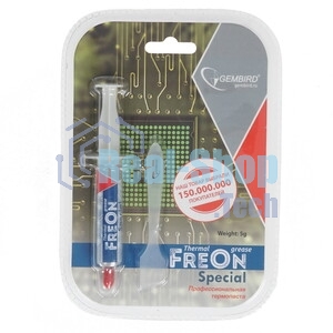 Термопаста Gembird FreOn Special GF-11-5 для радиаторов, 5гр, шприц