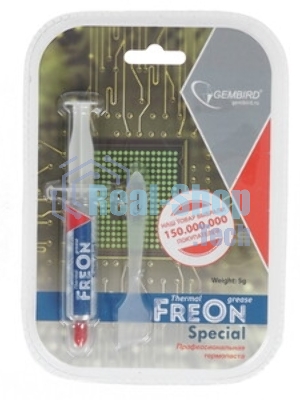 Термопаста Gembird FreOn Special GF-11-5 для радиаторов, 5гр, шприц