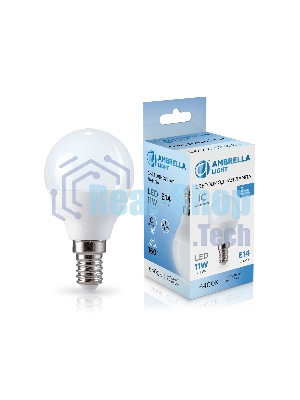 Лампа светодиодная	451116 LED P45 11W IC E14 6400K 175-265V