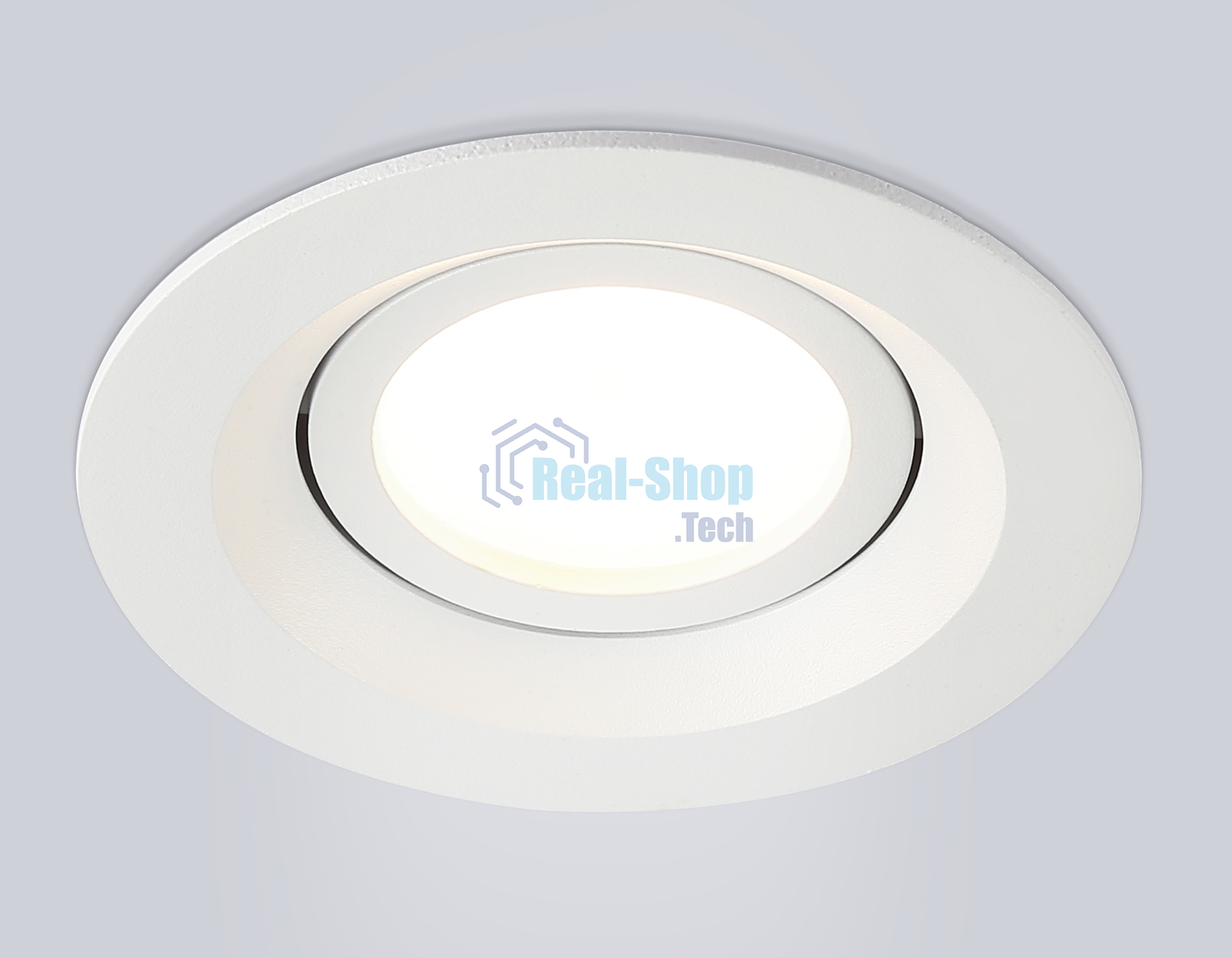 Встраиваемый поворотный точечный светильник Ambrella light TN102741 WH белый IP20 GU5.3 D95*25