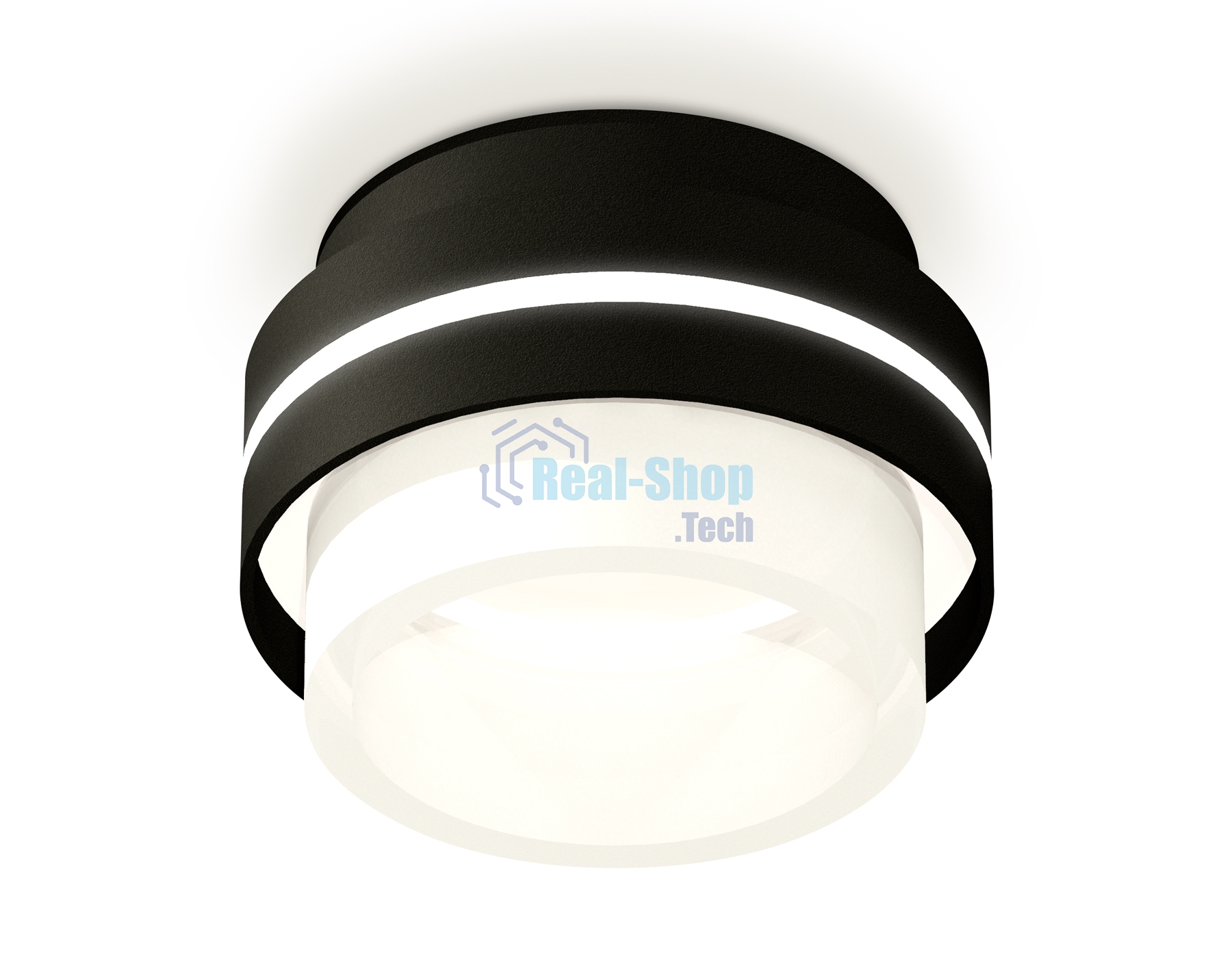 Светильник Ambrella Light XS8414002 SBK/FR черный песок/белый матовый GX53 (C8414, N8401)