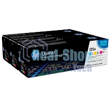 Картридж лазерный комплект HP CF373AM голубой/пурпурный/желтый для CLJ CP1215/1515 3 х 1400 стр.