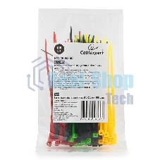 Стяжки NYT-100x2.5С пластиковые 100 мм х 2,5 мм (набор 4 цвета по 25 шт)