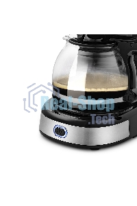 Кофеварка капельная Kitfort КТ-730 черный/серебристый, исп. кофе - молотый, 0,6 л, 750 Вт.