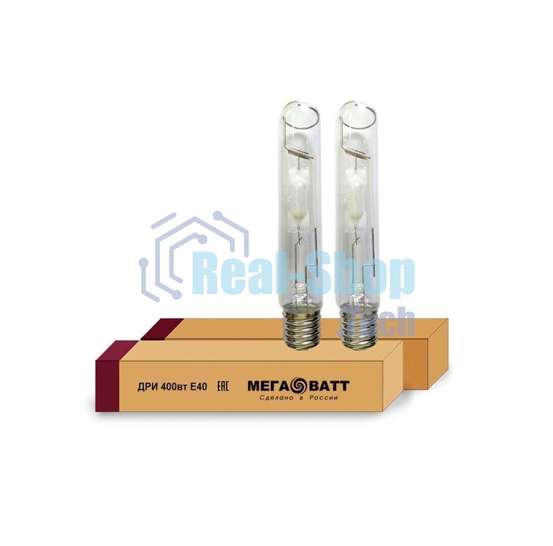 Лампа газоразрядная дуговая ртутная ДРИ 400/4000К E40 (25) МЕГАВАТТ 02973