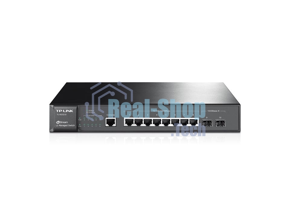 Коммутатор TP-Link SMB TL-SG3210 JetStream 8-Port Gigabit L2 Lite Managed Switch with 2 SFP Slots