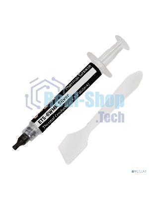 Термопаста ExeGate ETS-6WMK Silver, шприц с лопаткой, 30г